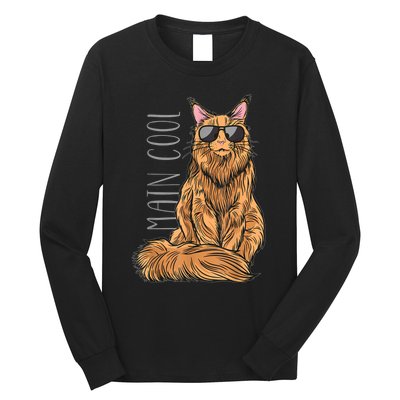 Maine Coon Cat Main Cool Long Sleeve Shirt