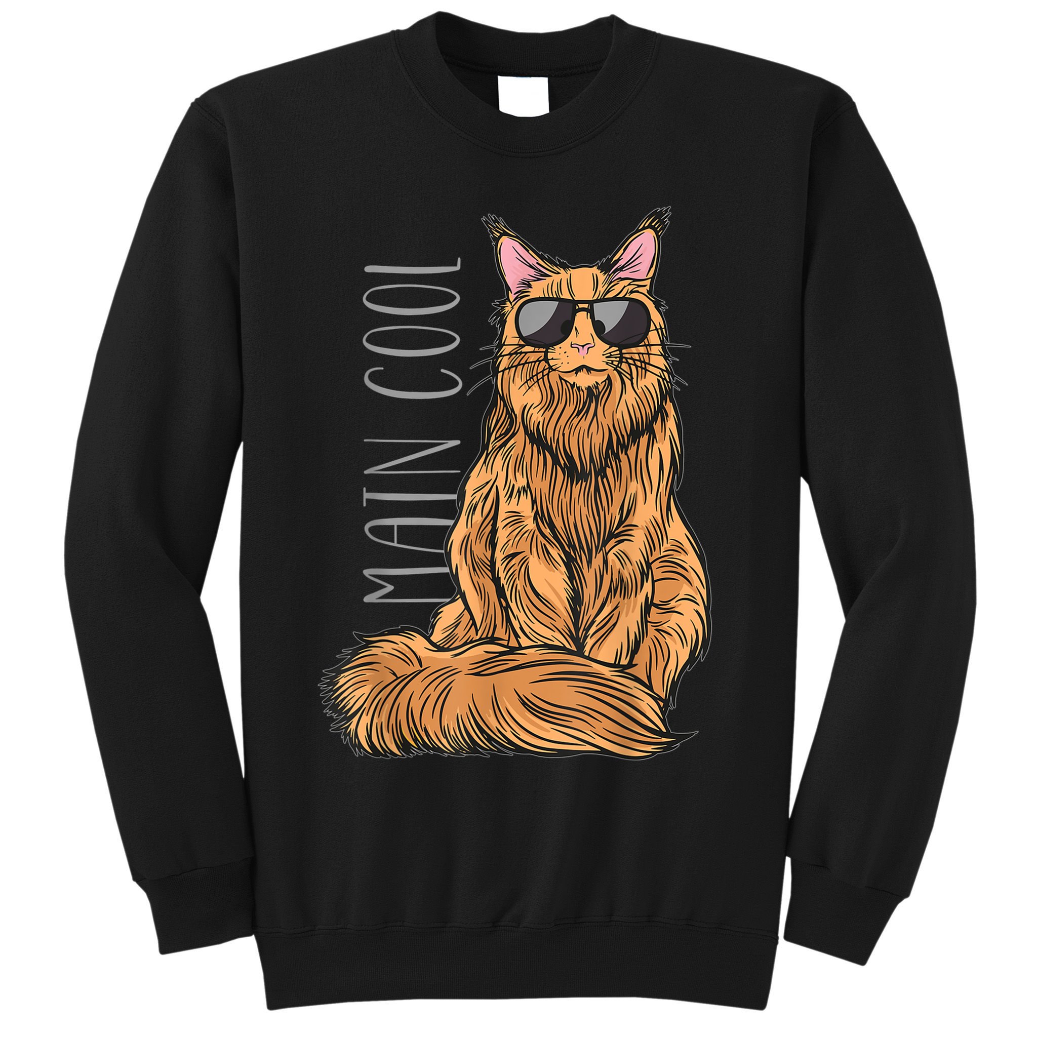 Maine Coon Cat Main Cool Sweatshirt