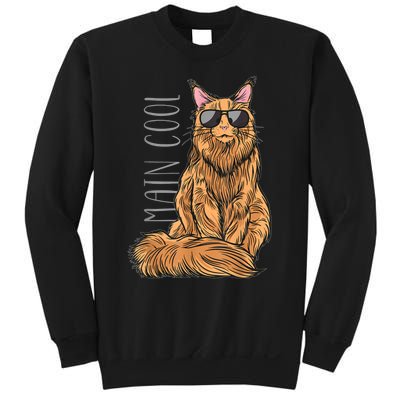 Maine Coon Cat Main Cool Sweatshirt