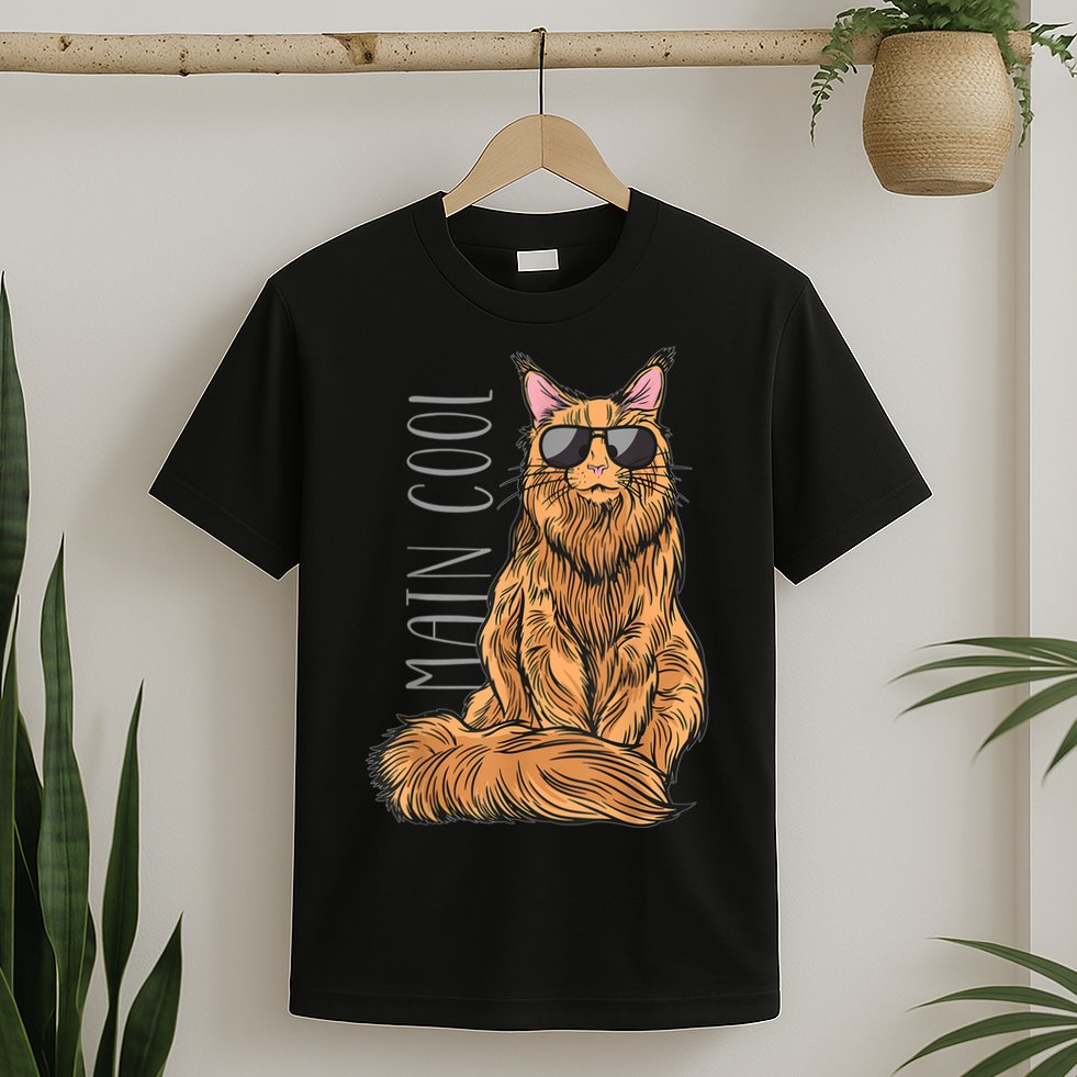 Maine Coon Cat Main Cool T-Shirt