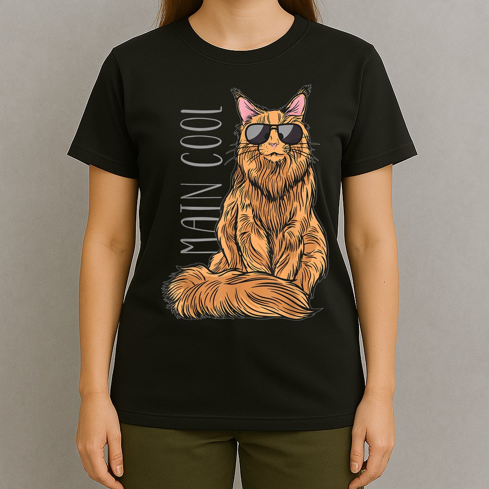 Maine Coon Cat Main Cool T-Shirt