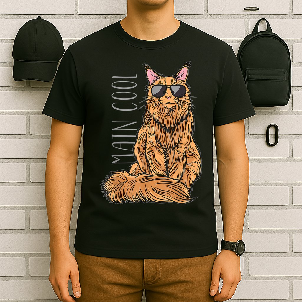 Maine Coon Cat Main Cool T-Shirt
