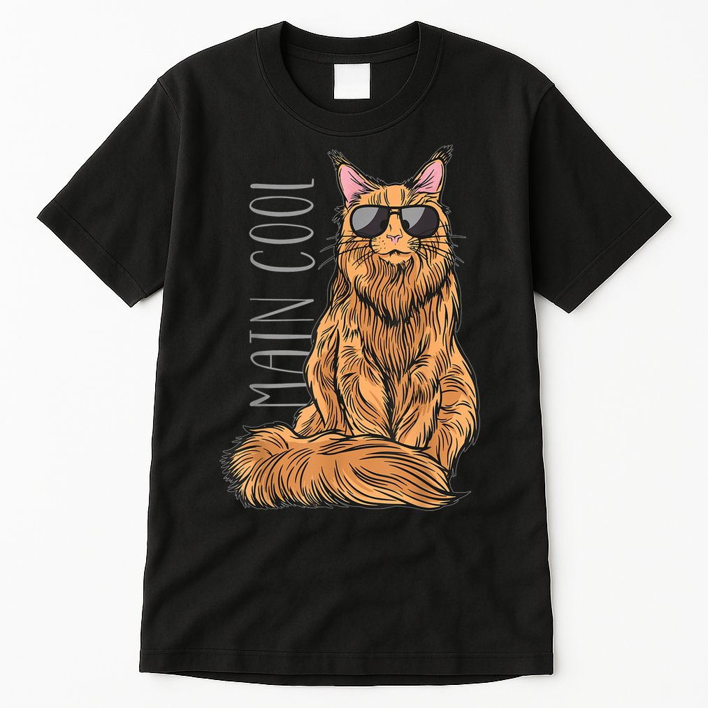 Maine Coon Cat Main Cool Tall T-Shirt