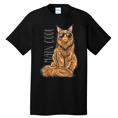 Maine Coon Cat Main Cool Tall T-Shirt