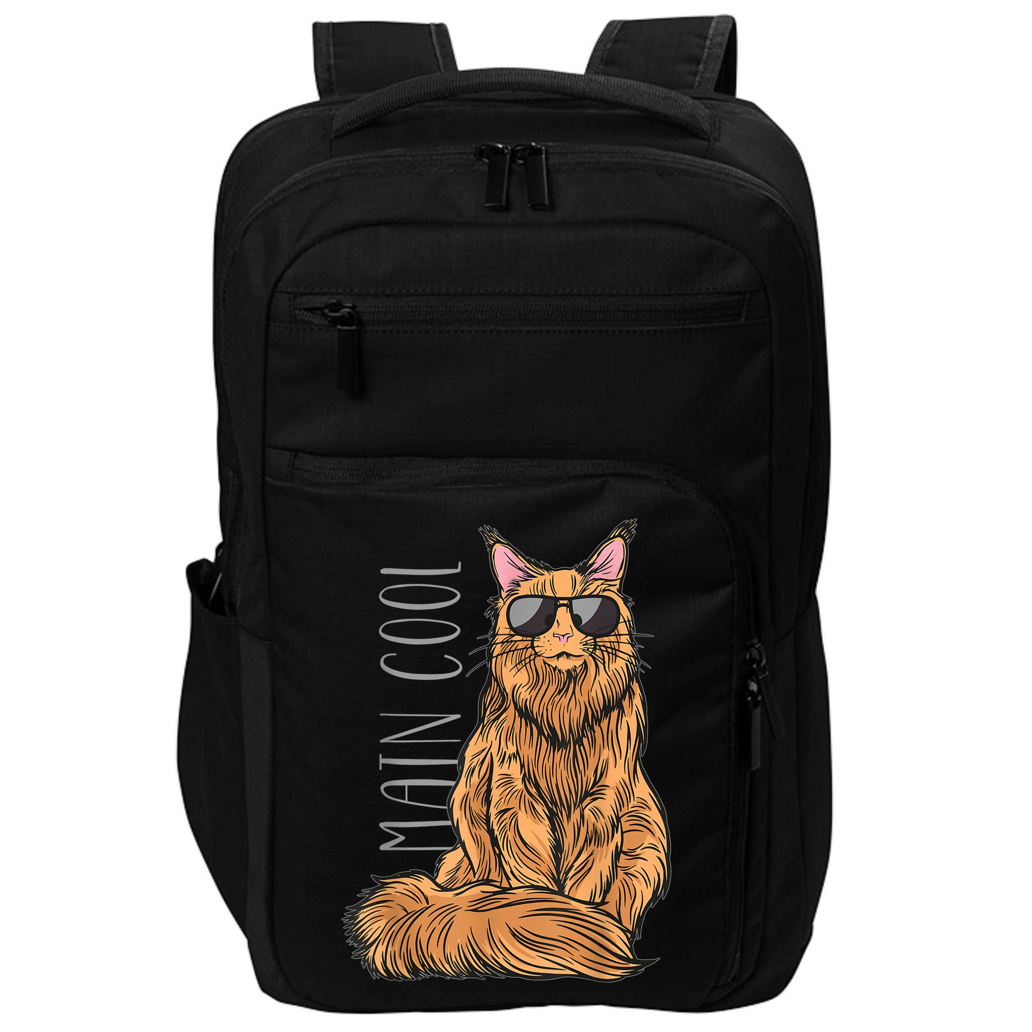 Maine Coon Cat Main Cool Impact Tech Backpack