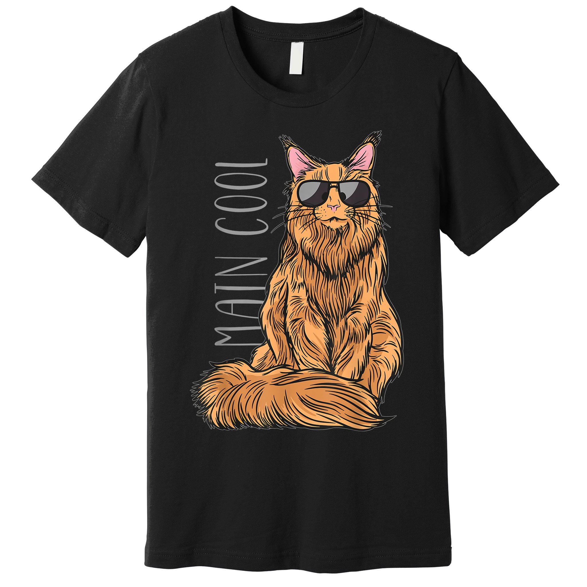 Maine Coon Cat Main Cool Premium T-Shirt