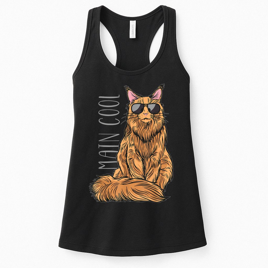Maine Coon Cat Main Cool Womens Tank Top