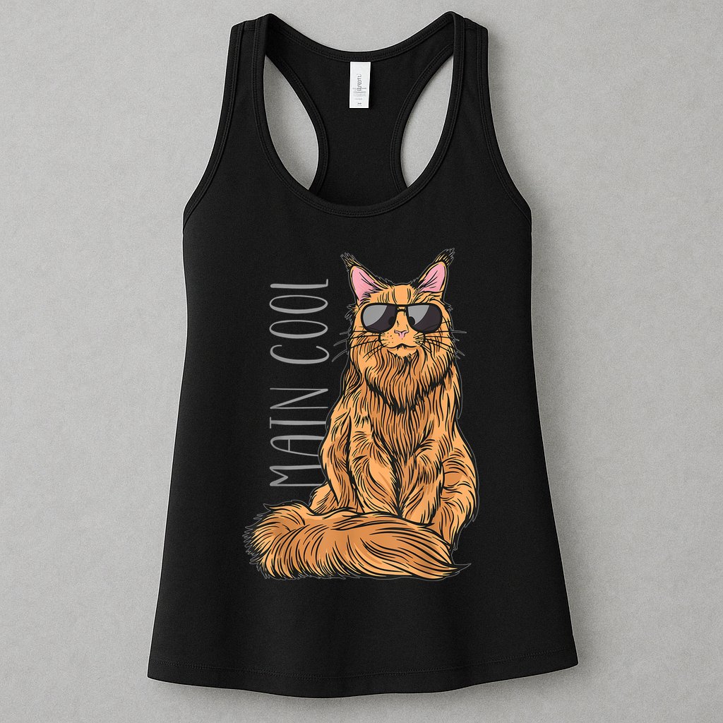 Maine Coon Cat Main Cool Womens Tank Top