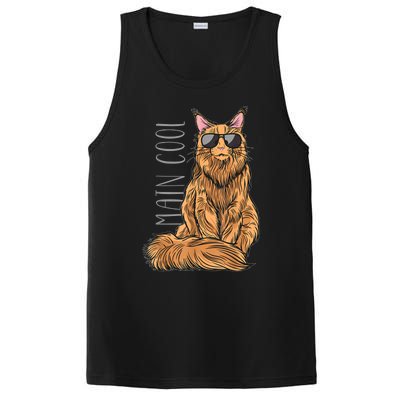 Maine Coon Cat Main Cool PosiCharge Competitor Tank