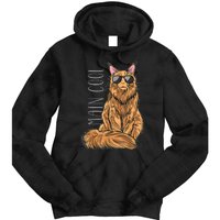 Maine Coon Cat Main Cool Tie Dye Hoodie