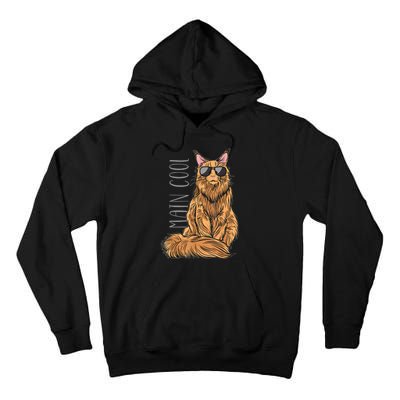 Maine Coon Cat Main Cool Tall Hoodie