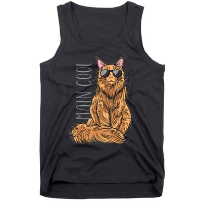 Maine Coon Cat Main Cool Tank Top