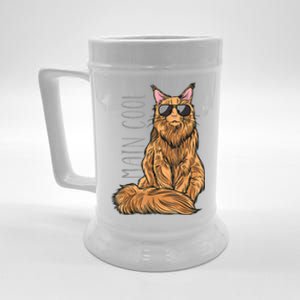 Maine Coon Cat Main Cool Beer Stein