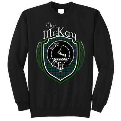 Mckay Clan Crest Scottish Clan Mckay Family Crest Badge Sweatshirt