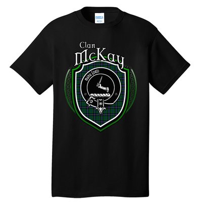 Mckay Clan Crest Scottish Clan Mckay Family Crest Badge Tall T-Shirt