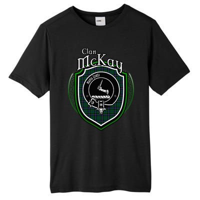 Mckay Clan Crest Scottish Clan Mckay Family Crest Badge Tall Fusion ChromaSoft Performance T-Shirt