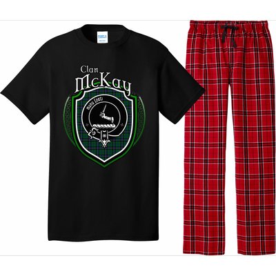 Mckay Clan Crest Scottish Clan Mckay Family Crest Badge Pajama Set