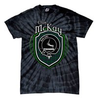 Mckay Clan Crest Scottish Clan Mckay Family Crest Badge Tie-Dye T-Shirt