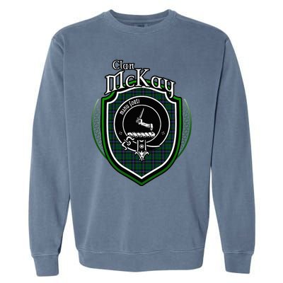 Mckay Clan Crest Scottish Clan Mckay Family Crest Badge Garment-Dyed Sweatshirt