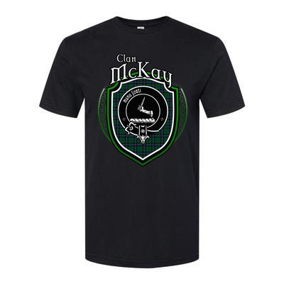 Mckay Clan Crest Scottish Clan Mckay Family Crest Badge Softstyle CVC T-Shirt