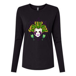 Masquerade Celebration Carnival Costume Mardi Gras Gift Womens Cotton Relaxed Long Sleeve T-Shirt