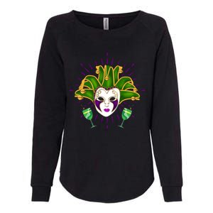 Masquerade Celebration Carnival Costume Mardi Gras Gift Womens California Wash Sweatshirt