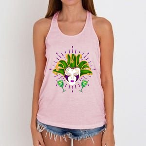 Masquerade Celebration Carnival Costume Mardi Gras Gift Women's Knotted Racerback Tank