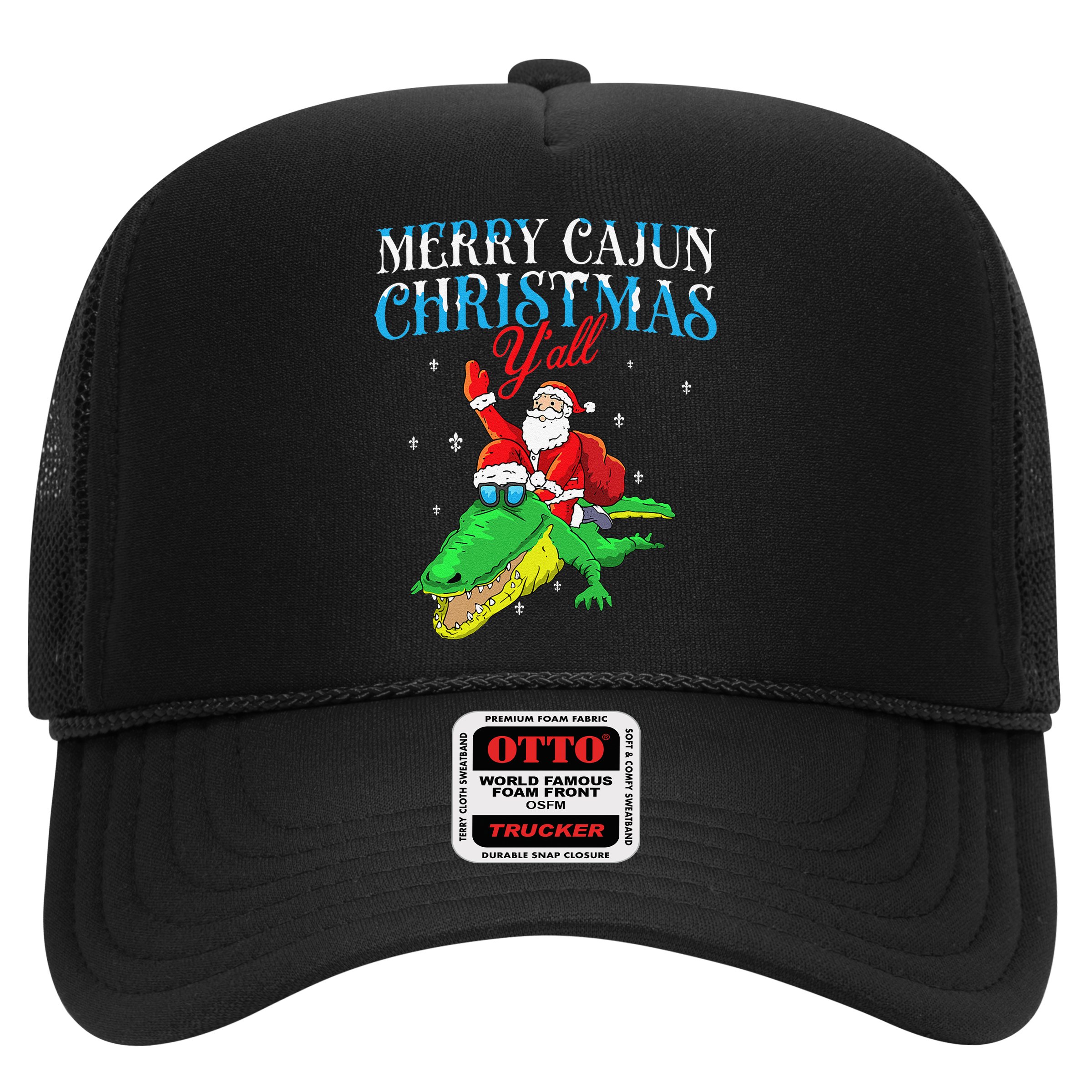 Merry Cajun Christmas Yall Funny Louisiana Bayou Xmas Hat