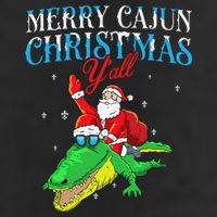 Merry Cajun Christmas Yall Funny Louisiana Bayou Xmas Hat