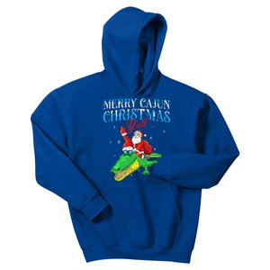 Merry Cajun Christmas Yall Funny Louisiana Bayou Xmas Kids Hoodie