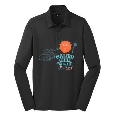 Malibu Chili Cookoff Silk Touch Performance Long Sleeve Polo