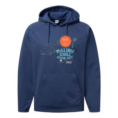 Malibu Chili Cookoff Performance Fleece Hoodie