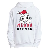 Merry Catrmas Cute Christmas Santa Kitty Xmas Urban Pullover Hoodie