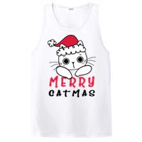 Merry Catrmas Cute Christmas Santa Kitty Xmas PosiCharge Competitor Tank