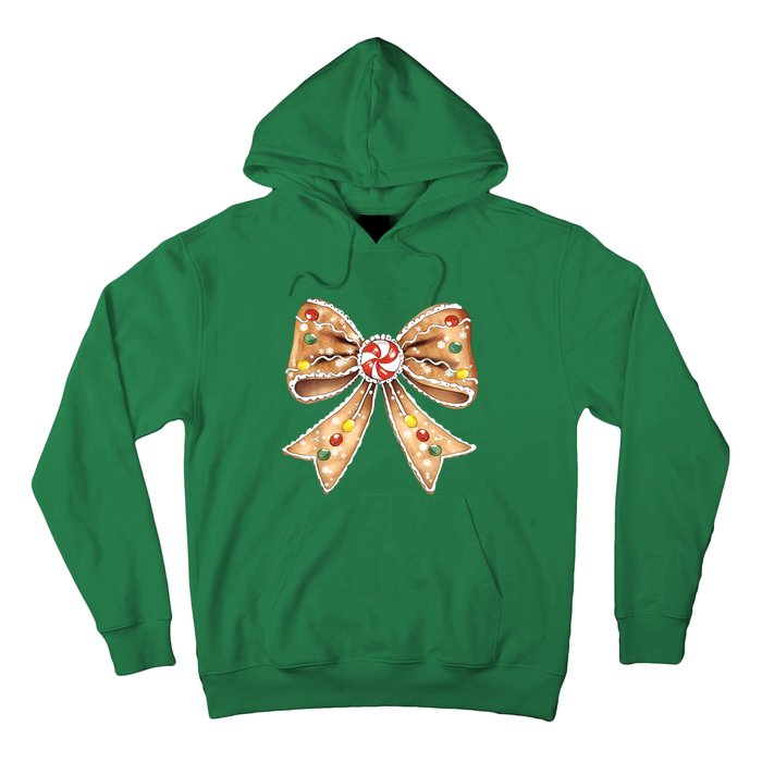 Merry Christmas Coquette Bow Xmas Candy Girl Gift Hoodie