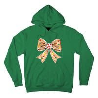 Merry Christmas Coquette Bow Xmas Candy Girl Gift Tall Hoodie