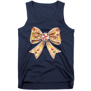 Merry Christmas Coquette Bow Xmas Candy Girl Gift Tank Top