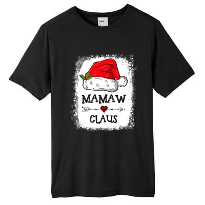 Mamaw Claus Christmas Light Pajama Family Matching Xmas Gift Tall Fusion ChromaSoft Performance T-Shirt