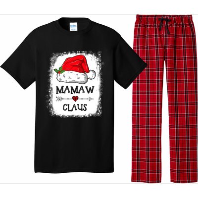 Mamaw Claus Christmas Light Pajama Family Matching Xmas Gift Pajama Set