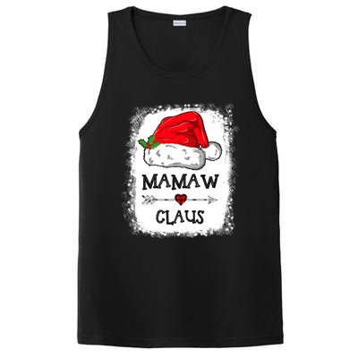 Mamaw Claus Christmas Light Pajama Family Matching Xmas Gift PosiCharge Competitor Tank