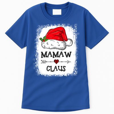 Mamaw Claus Christmas Light Pajama Family Matching Xmas Gift Tall T-Shirt