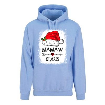 Mamaw Claus Christmas Light Pajama Family Matching Xmas Gift Unisex Surf Hoodie