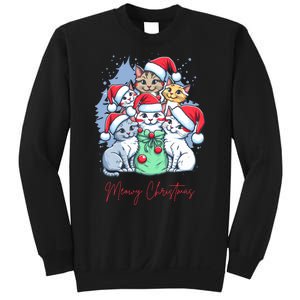 Meowy Christmas Cat Lover Holiday Sweatshirt