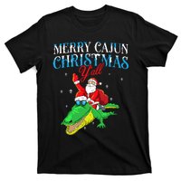 Merry Cajun Christmas YaLl Funny Louisiana Bayou Xmas T-Shirt