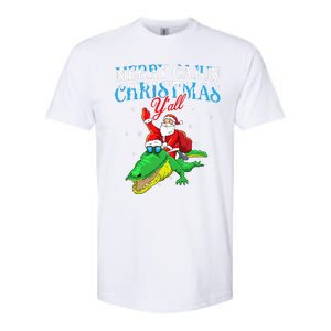 Merry Cajun Christmas YaLl Funny Louisiana Bayou Xmas Softstyle CVC T-Shirt