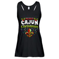 Merry Cajun Christmasnew Orleans Louisiana Bayou Xmas Long Sleeve Ladies Essential Flowy Tank