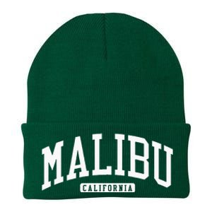 Malibu California CA College Knit Cap Winter Beanie