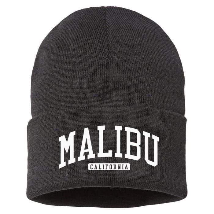 Malibu California CA College Sustainable Knit Beanie