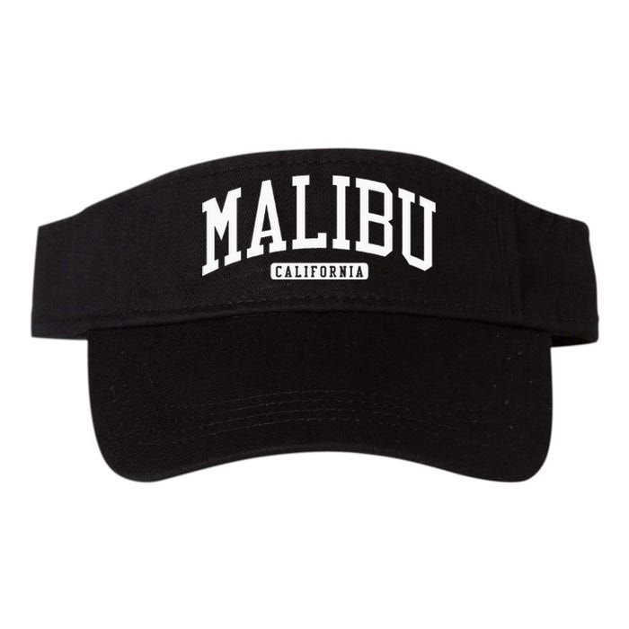 Malibu California CA College Valucap Bio-Washed Visor