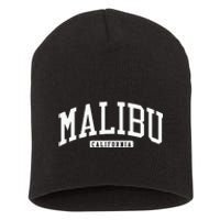 Malibu California CA College Short Acrylic Beanie